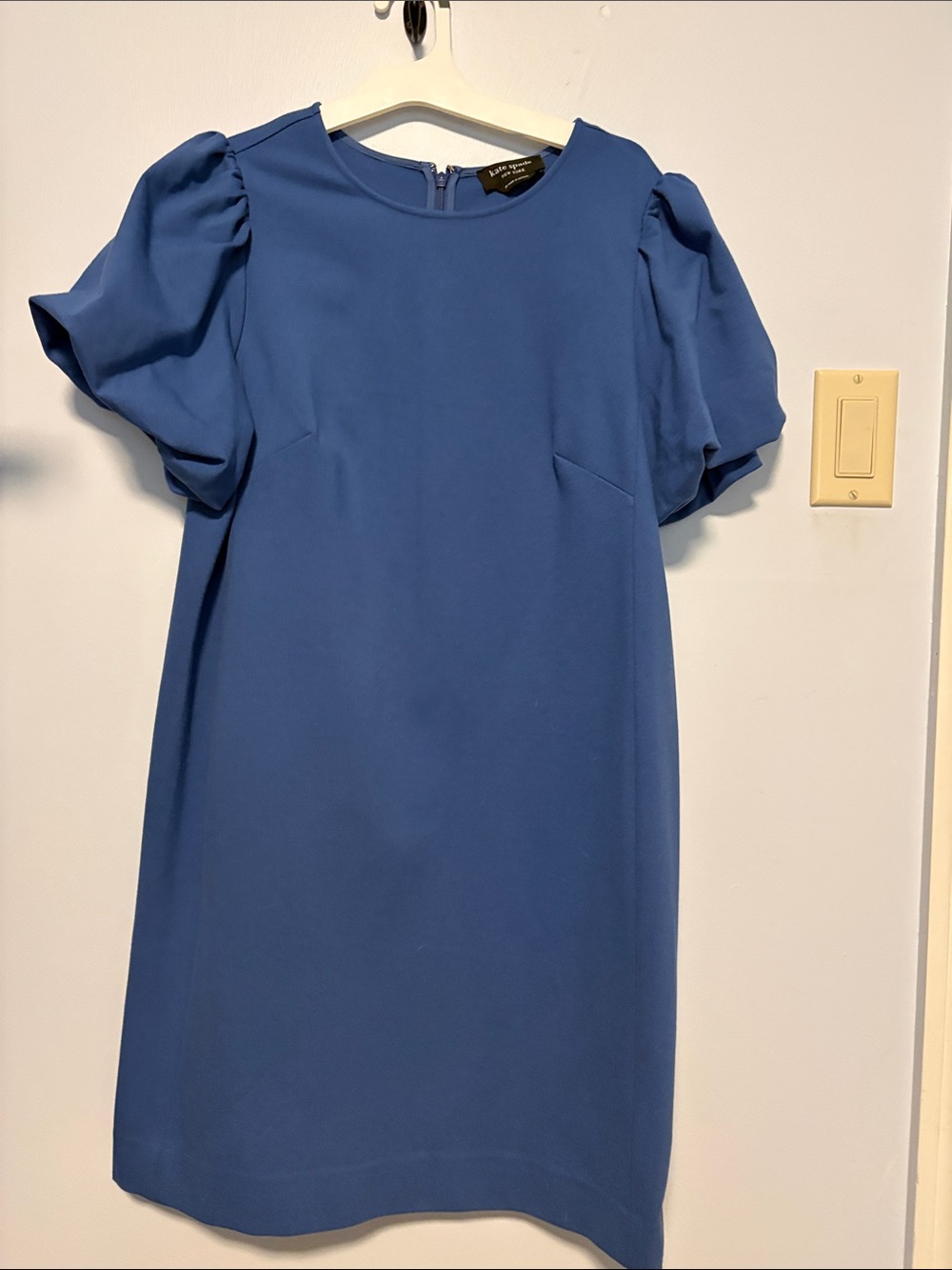 kate spade Royal Blue Puff-Sleeve Shift Dress